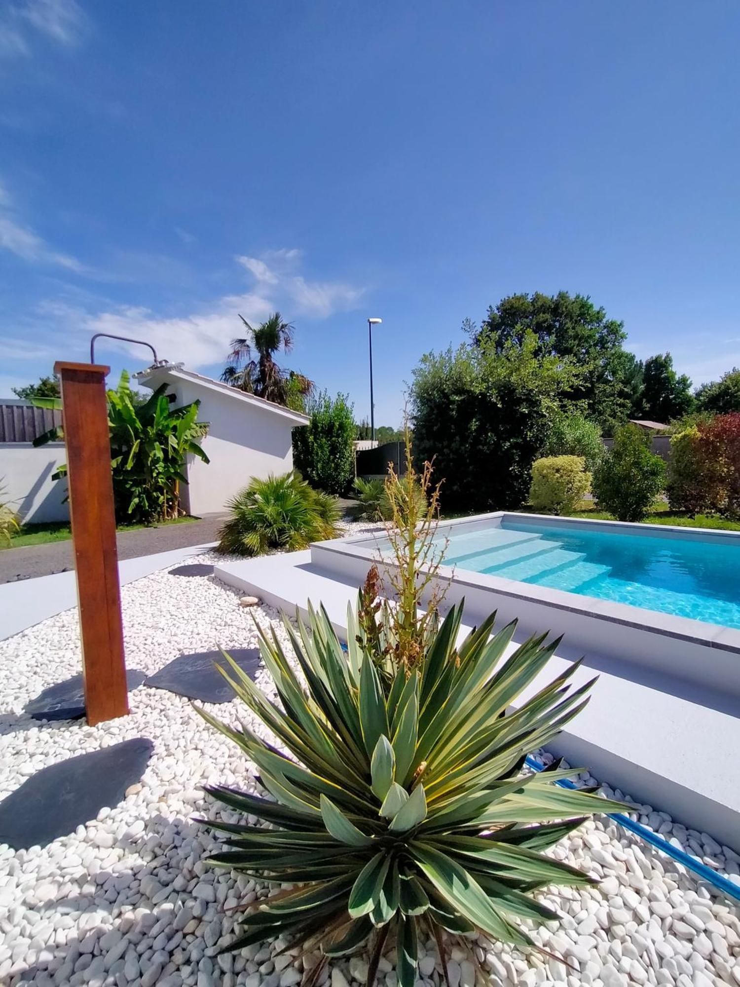 Gite Avec Piscine Et Espace Bien-Etre Partages Entre Bordeaux Et Lacanau Ocean (Adults Only) Brach Bagian luar foto
