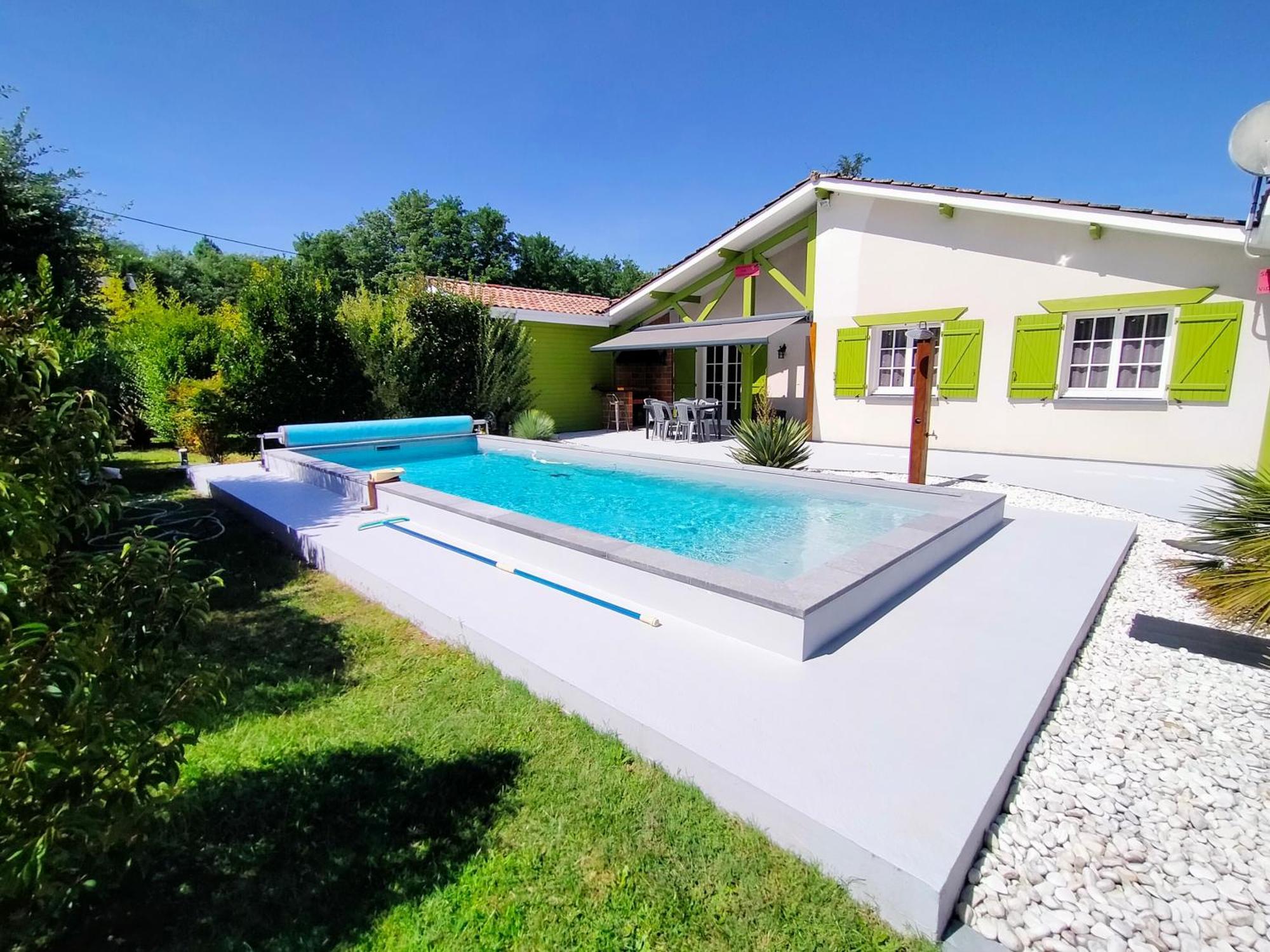 Gite Avec Piscine Et Espace Bien-Etre Partages Entre Bordeaux Et Lacanau Ocean (Adults Only) Brach Bagian luar foto